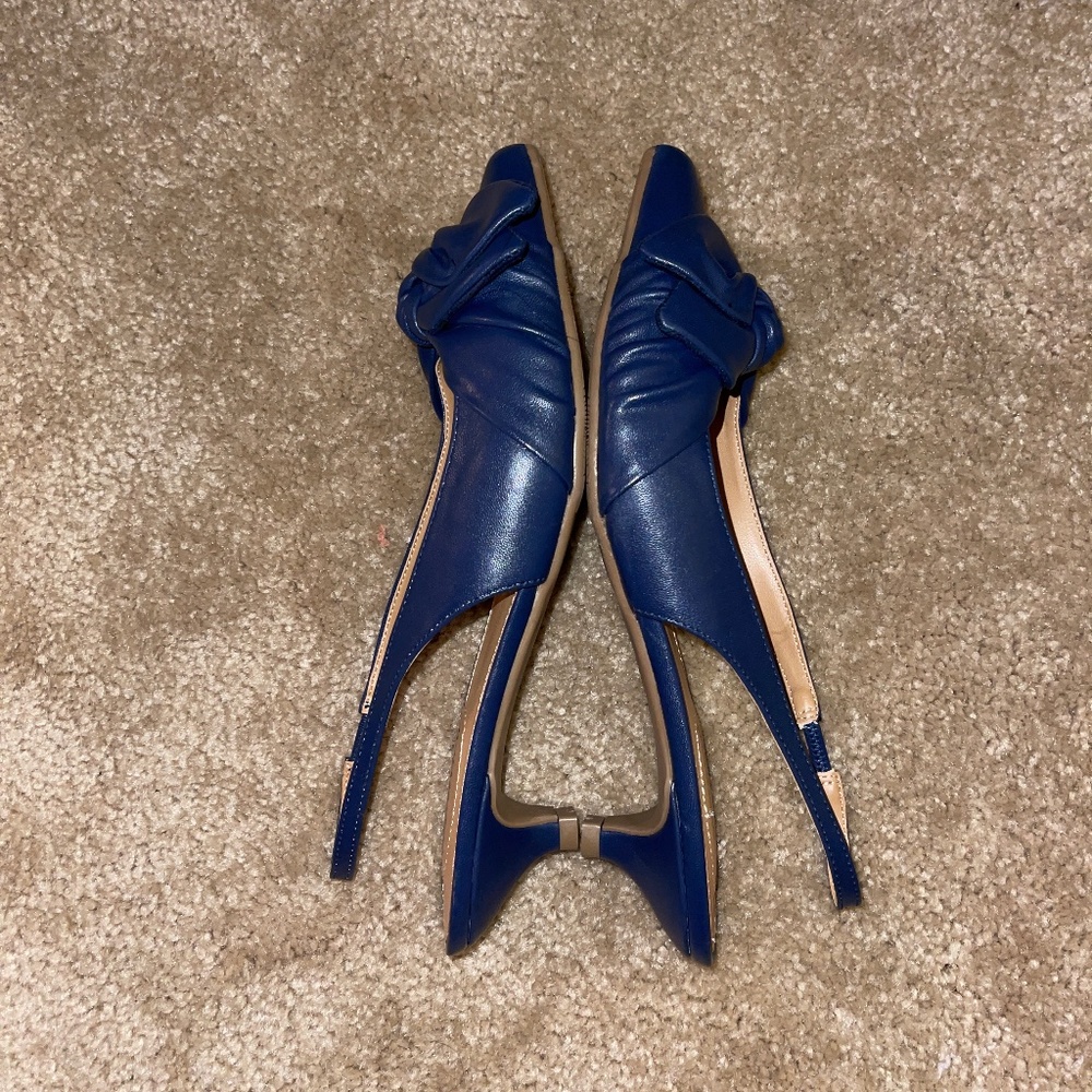 Like New Navy Blue Comfortview Slingback WW - Picture 4 of 5